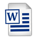 Word document icon