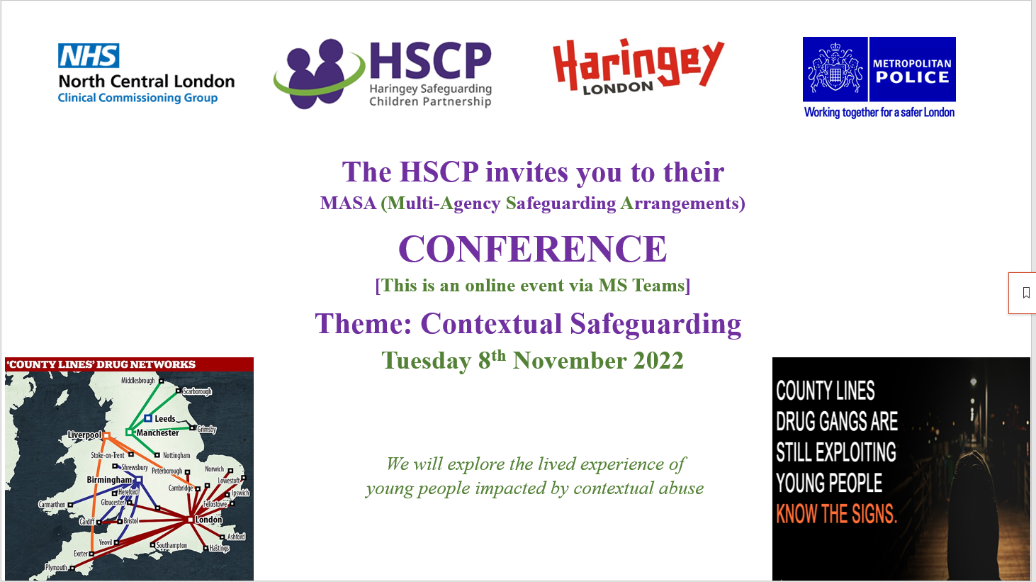 Haringey Safeguarding Children Partnership HSCP MASA Conference